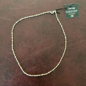 NWT Sterling Silver Twisted Chain